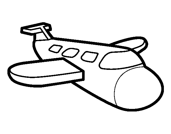 Desenho de Airbus para Colorir