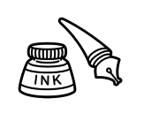 Desenho de Caneta de tinta permanente para colorear