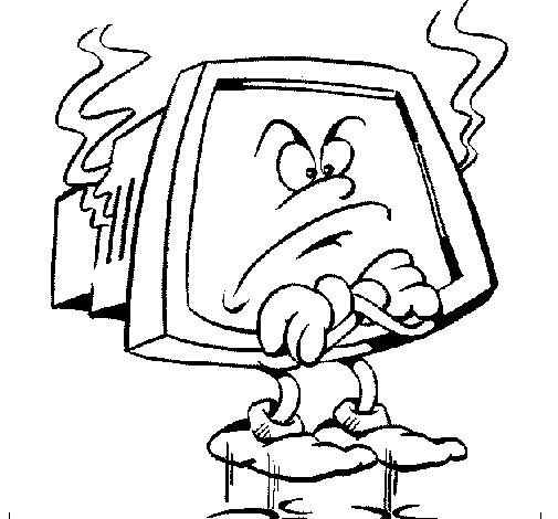 Desenho de Computador 2a para Colorir