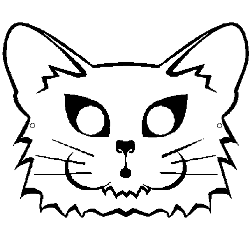 Desenho de Gata para Colorir
