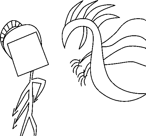 Desenho de Gladiatus Final para Colorir