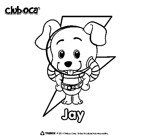 Desenho de Jay para Colorir