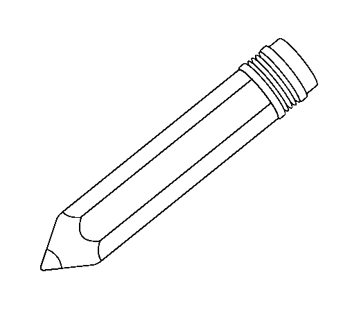 Desenho de Lápis II para Colorir