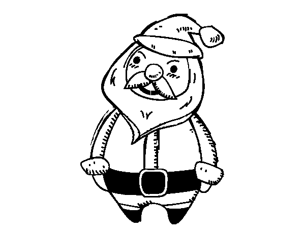 Desenho de Noel para Colorir