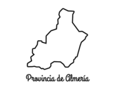 Desenho de Província Almería para colorear