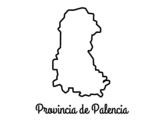 Desenho de Provincia de Palencia para colorear