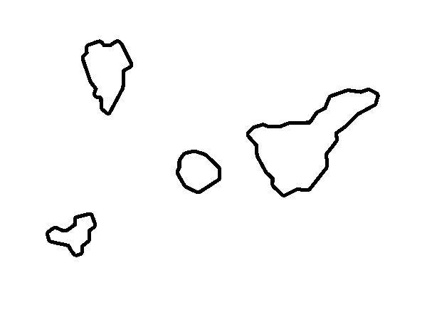 Desenho de Província de Santa Cruz de Tenerife  para Colorir