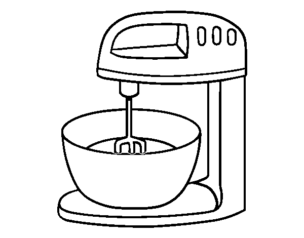 Desenho de Robot de pastelaria para Colorir