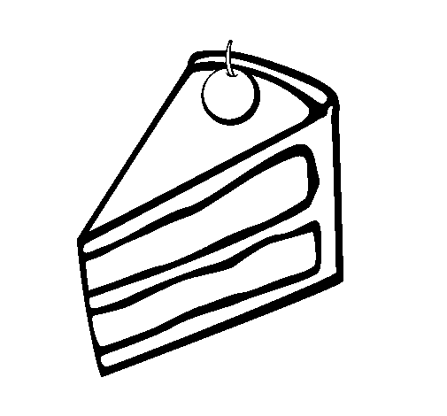 Desenho de Torta de maçã para Colorir