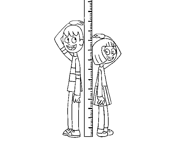 Desenho de 2 irmãos para Colorir