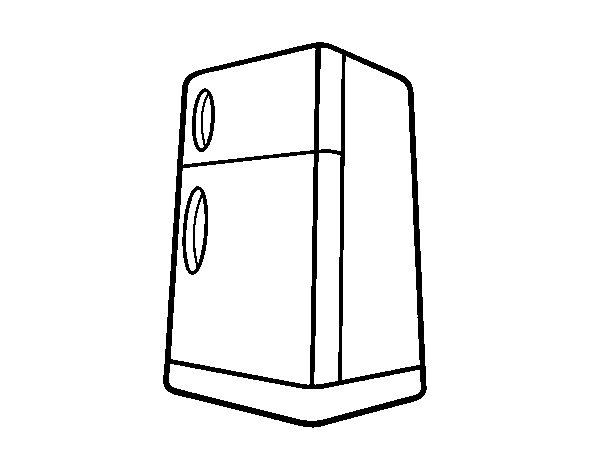 Desenho de A geladeira para Colorir