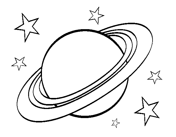 Desenho de Anel planetário para Colorir