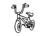 Desenho de Bicicleta infantil para colorear