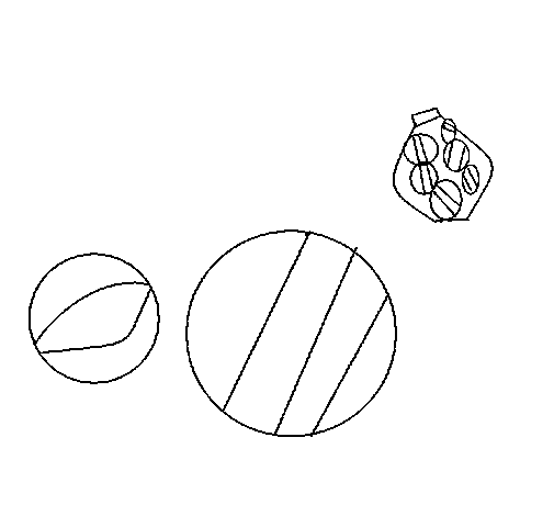 Desenho de Bola de gude para Colorir