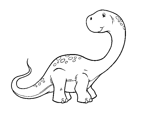 Desenho de Brachiosaurus para Colorir