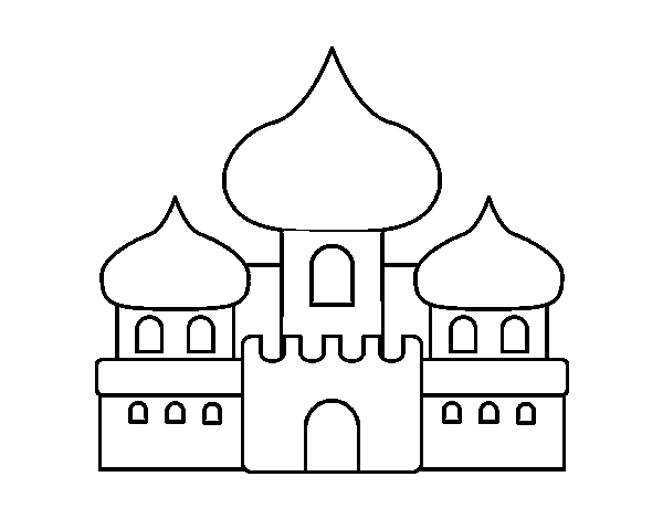 Desenho de Castelo dos mouros para Colorir