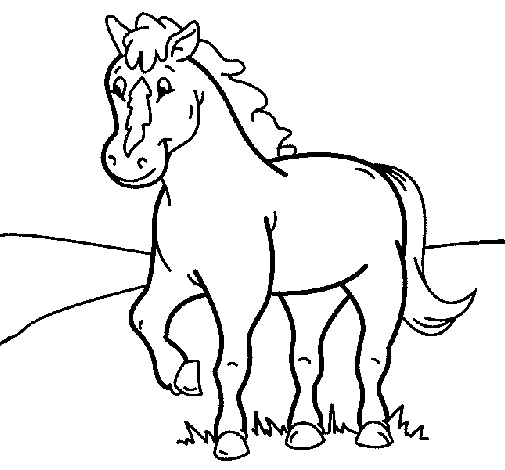 Desenho de Cavalo 4 para Colorir