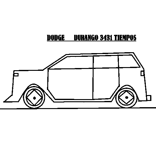 Desenho de Dodge para Colorir