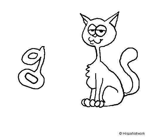 Desenho de Gato para Colorir