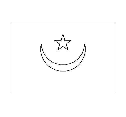 Desenho de Mauritânia para Colorir