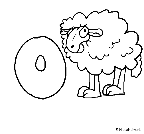 Desenho de Ovelha para Colorir
