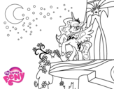 Desenho de Princesa Luna de My Little Pony para colorear