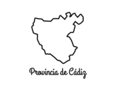 Desenho de Província Cadiz para colorear