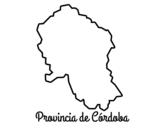 Desenho de Província Córdoba para colorear
