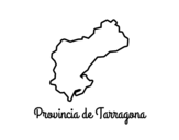 Desenho de Província de Tarragona para colorear
