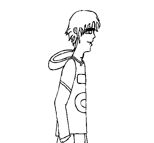 Desenho de Rapaz 5 para Colorir