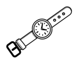 Desenho de Um relógio de pulso para colorear