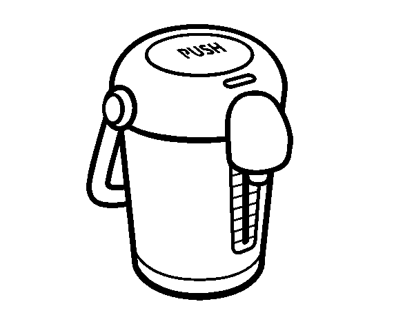 Desenho de Uma garrafa térmica para Colorir