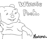 Desenho de Winnie Pooh para colorear